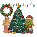 Coffee Mug - Christmas Grinch and Cindy Lou