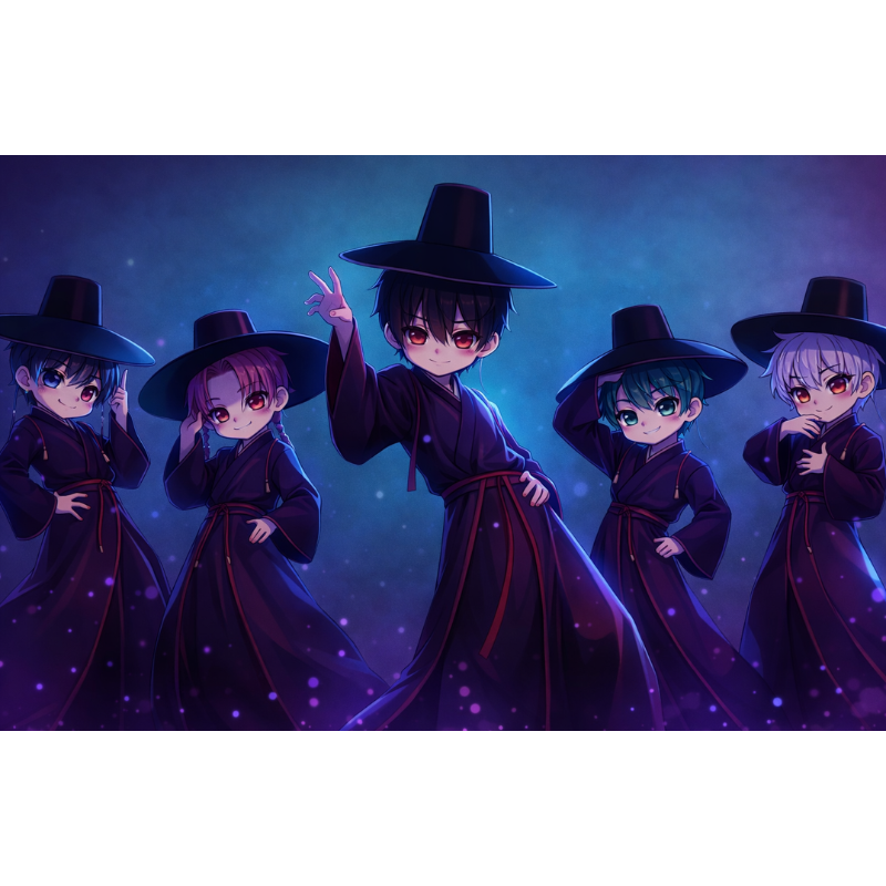 Saja Boys - Demons (chibi style) Tumbler