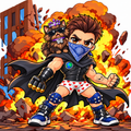 Crawler Carl and Donut (chibi style) Tumbler