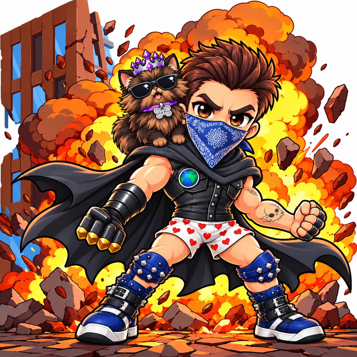 Crawler Carl and Donut (chibi style) Tumbler