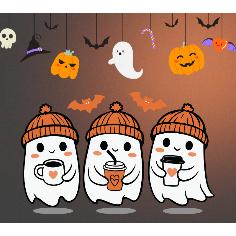 Halloween Ghosts Tumbler