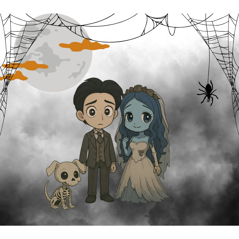 Corpse Bride (chibi style) Tumbler