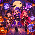 Halloween Huntrix (chibi style) Tumbler