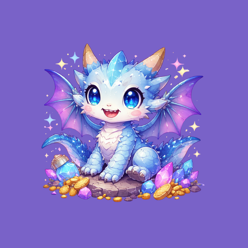 Baby Dragon (chibi style) Tumbler